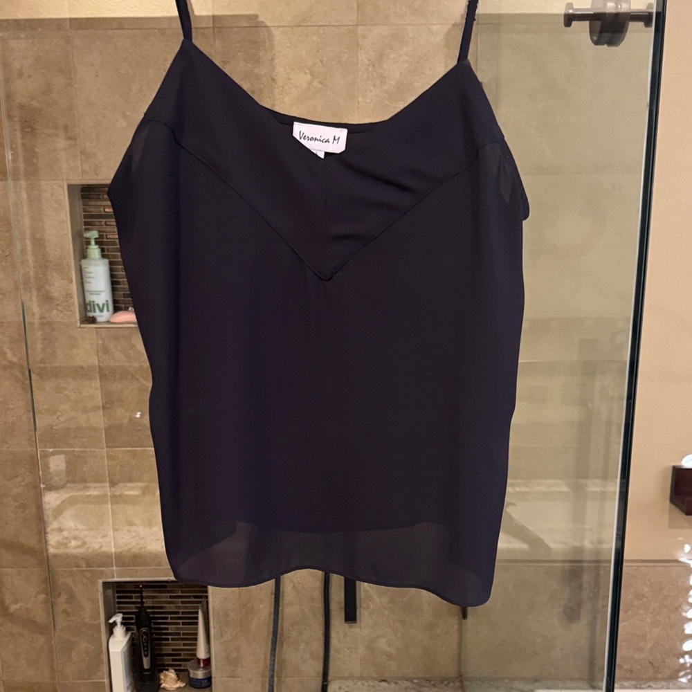 Veronica M Sleek Black Camisole